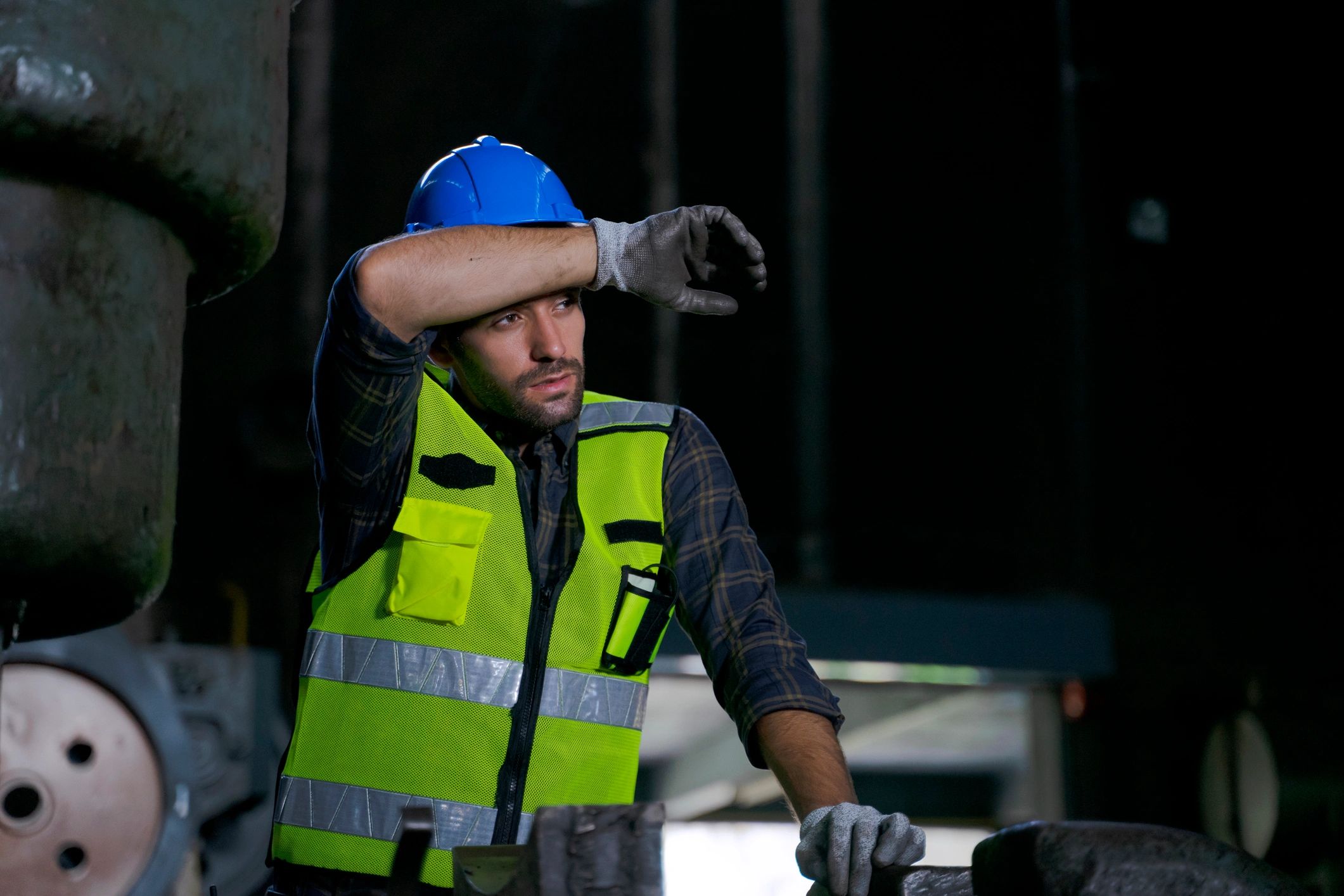 Engineer working in a technical environment representing hands-on IT maintenance support