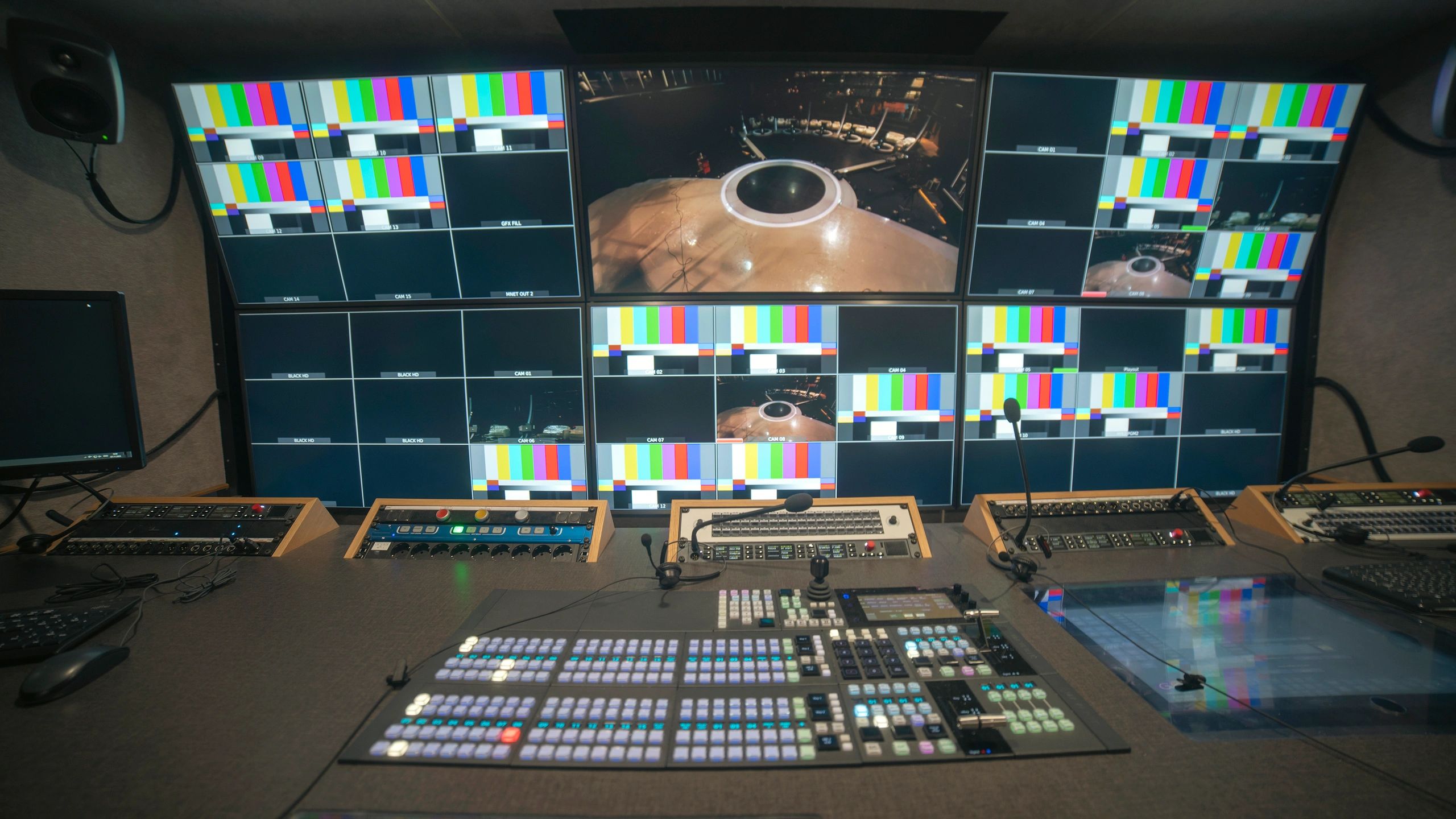 Modern technology control room representing enterprise IT infrastructure